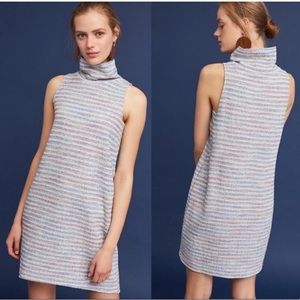Akemi + Kin | Mock Neck Striped Sleeveless Dress S
